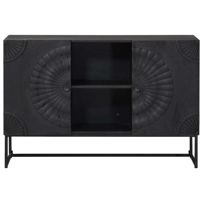 Bufet Czarny 105 x 30 x 68 cm