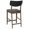Krzesła jadalne 2 pcs Jasny Brąz 48 x 49 x 95 cm Drewno Gumowe