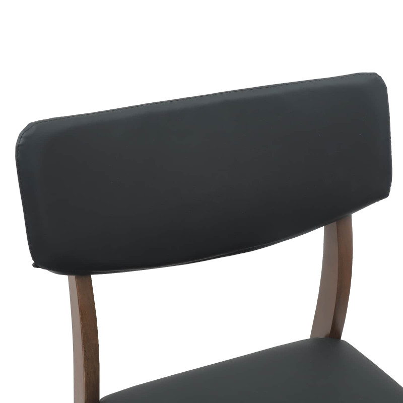 Krzesła jadalne 2 pcs Jasny Brąz 48 x 49 x 95 cm Drewno Gumowe