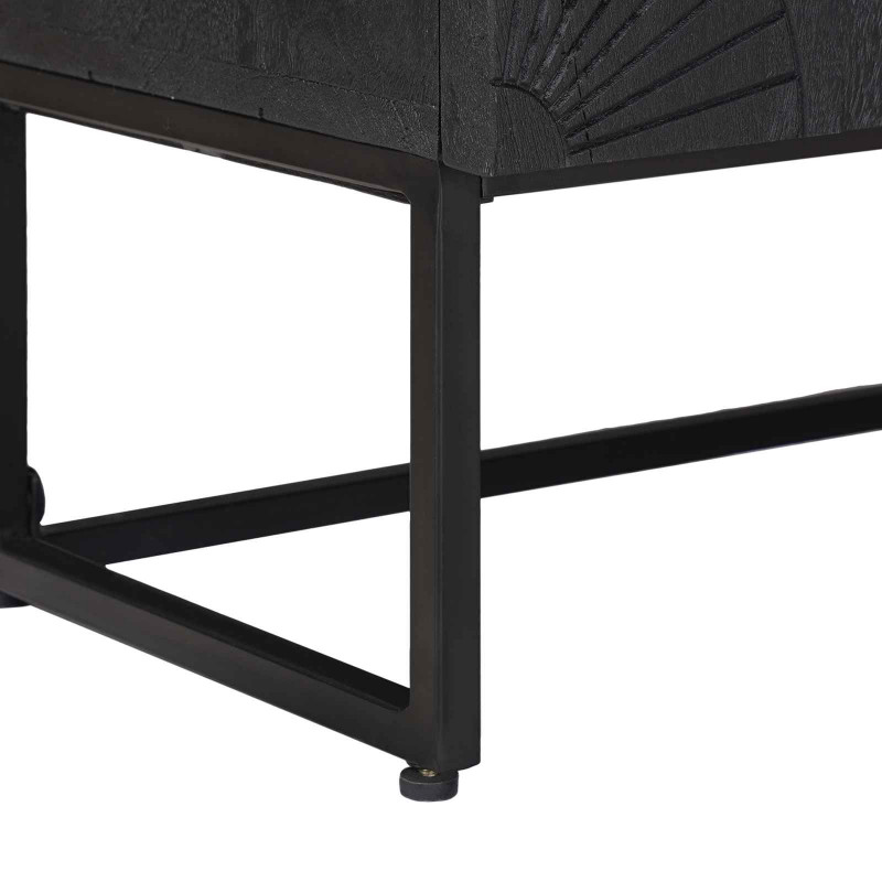 Bufet Czarny 105 x 30 x 68 cm