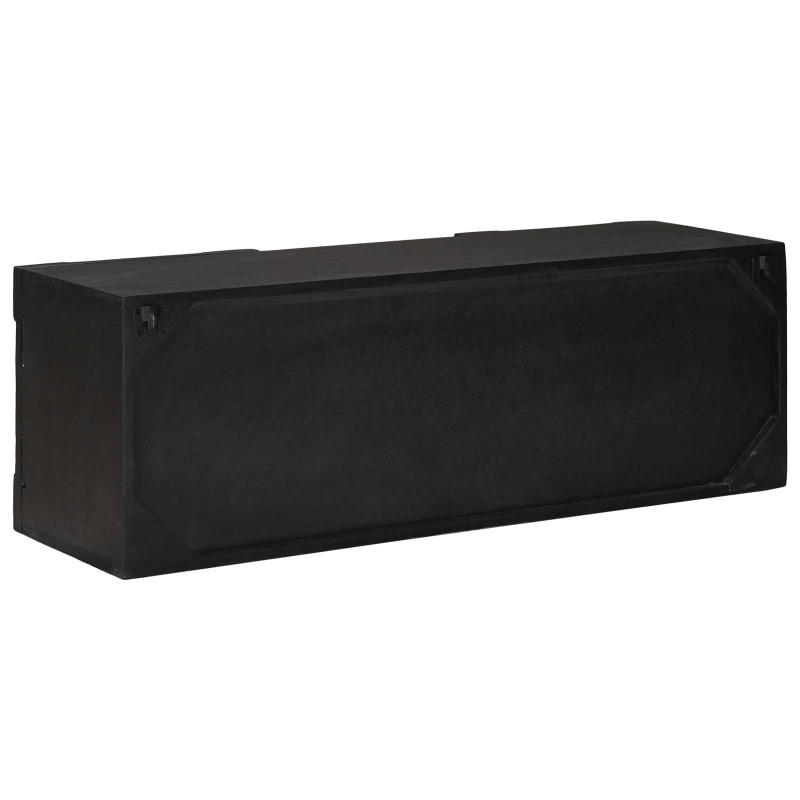 Szafka pod telewizor z półką z drzwiami Czarny 105 x 30 x 35 cm