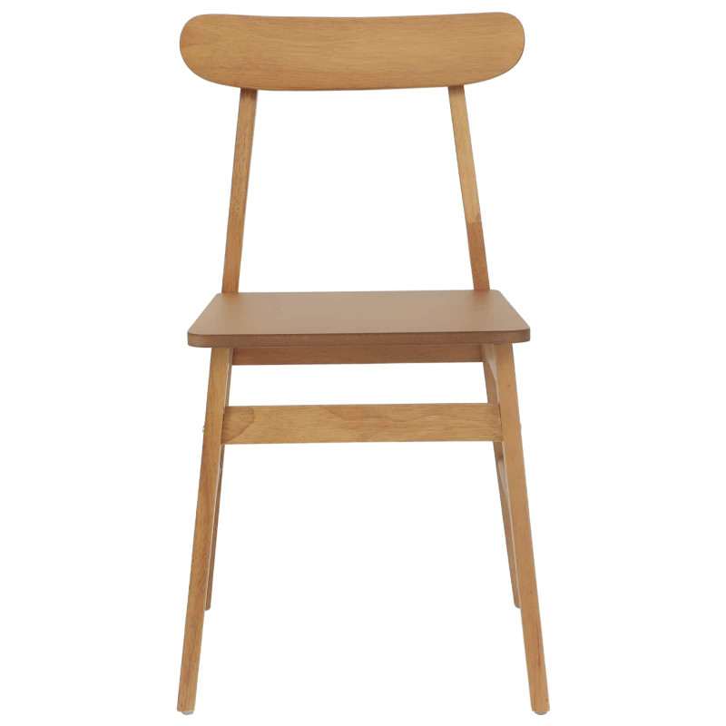 Krzesło jadalniane 2 pcs Naturalny 43 x 44,5 x 77 cm