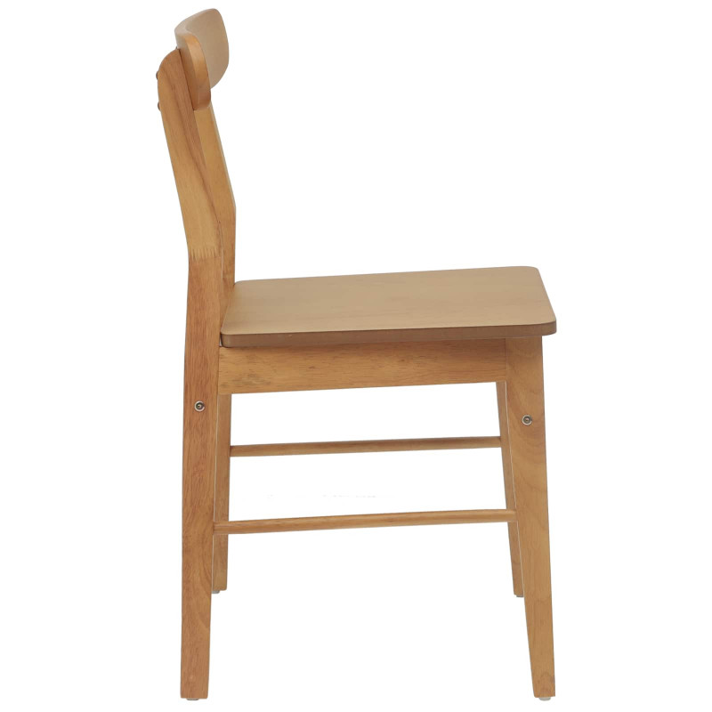 Krzesło jadalniane 2 pcs Naturalny 43 x 44,5 x 77 cm