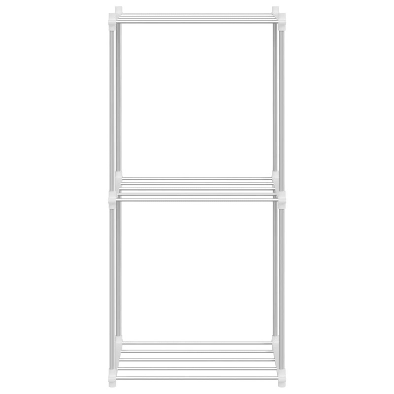 Półka rurkowa Biały 42,5 x 27 x 91,5 cm Aluminium