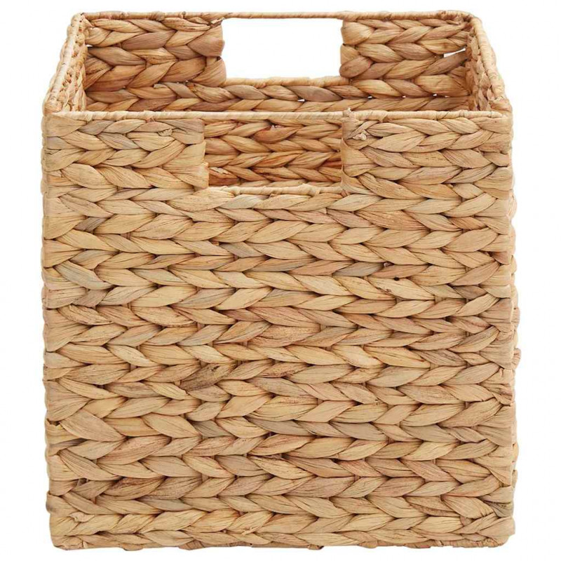Kosze do przechowywania 2 pcs Naturalny 28 x 28 x 28 cm