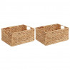 Kosze do przechowywania 2 pcs Naturalny 35 x 25 x 17 cm