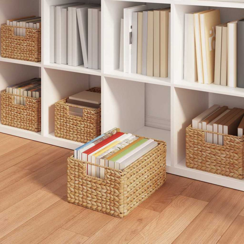 Kosze do przechowywania 2 pcs Naturalny 35 x 25 x 17 cm