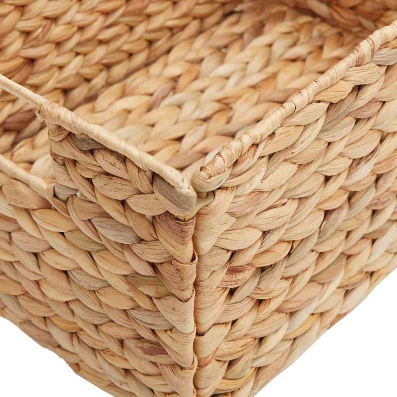 Kosze do przechowywania 2 pcs Naturalny 35 x 25 x 17 cm