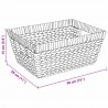 Kosze do przechowywania 2 pcs Naturalny 38 x 28 x 15 cm
