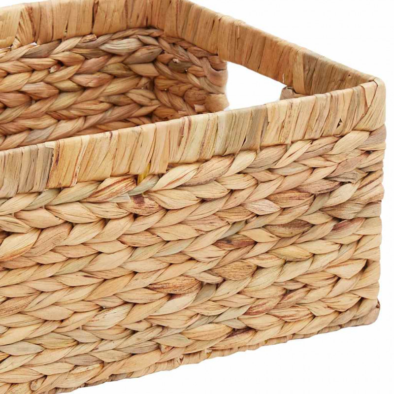 Kosze do przechowywania 3 pcs Naturalny Hiacynt wodny