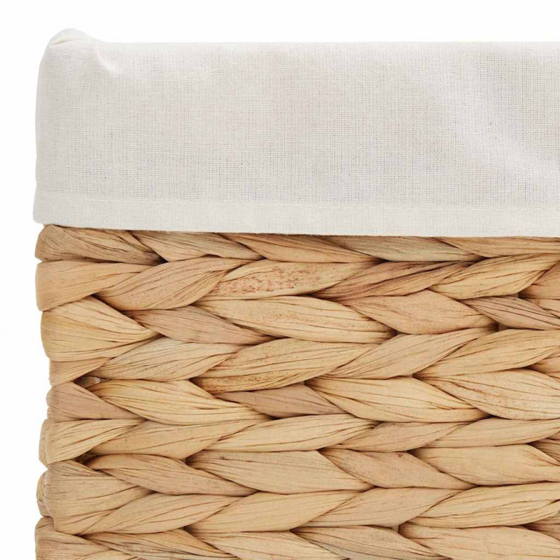 Kosze do przechowywania 3 pcs Naturalny Hiacynt wodny