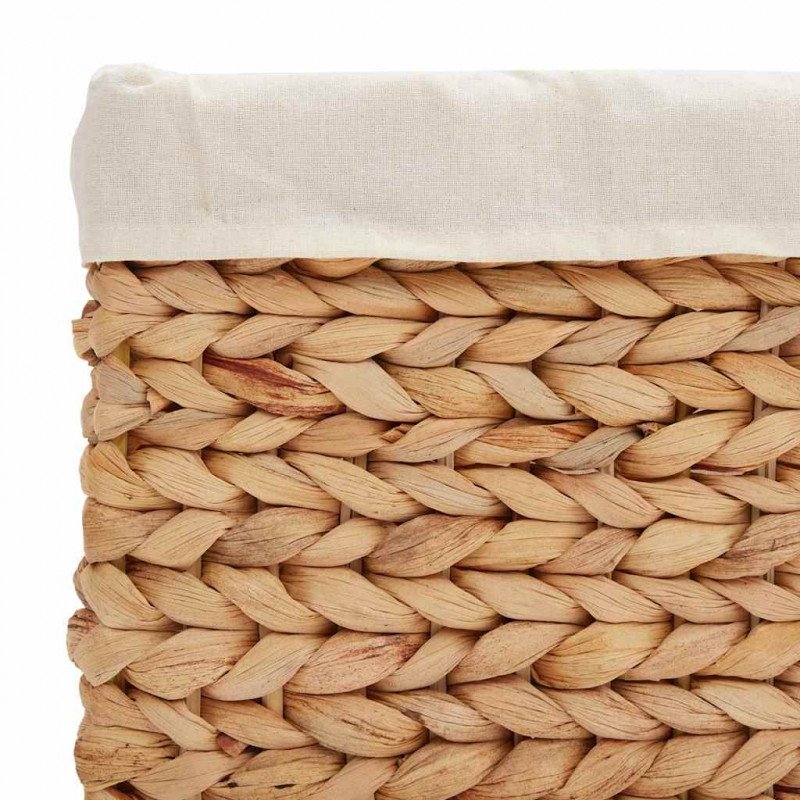 Kosze do przechowywania 3 pcs Naturalny Hiacynt wodny