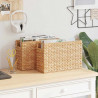 Kosze na magazyny 2 pcs Naturalny 39 x 14 x 25 cm Hiacynt wodny