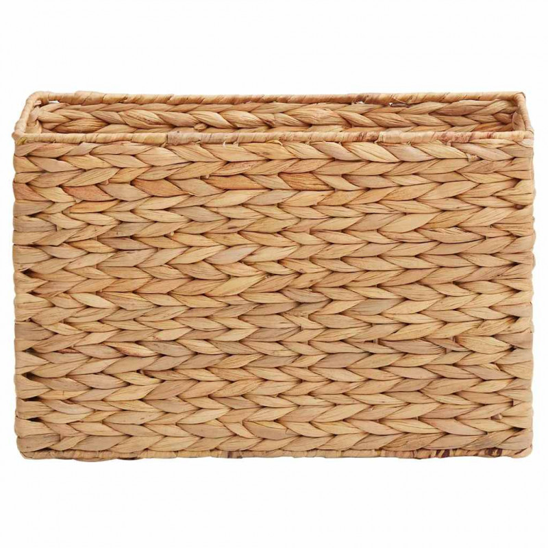 Kosze na magazyny 2 pcs Naturalny 39 x 14 x 25 cm Hiacynt wodny