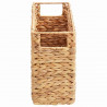 Kosze na magazyny 2 pcs Naturalny 39 x 14 x 25 cm Hiacynt wodny