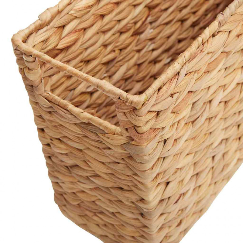 Kosze na magazyny 2 pcs Naturalny 39 x 14 x 25 cm Hiacynt wodny