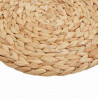 Okrągłe Woven Placematy 10 pcs Naturalny Ø 30 cm Hiacynt wodny