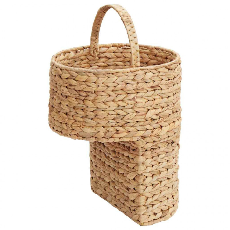 Kosz na schody Naturalny 28 x 26 x 47 cm Hiacynt wodny