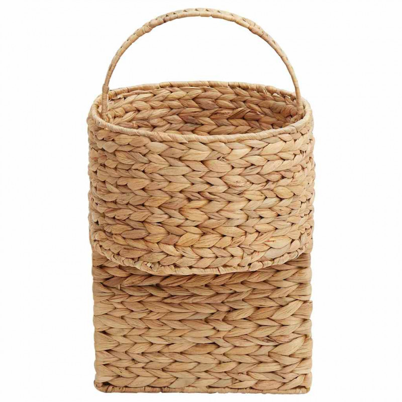 Kosz na schody Naturalny 28 x 26 x 47 cm Hiacynt wodny