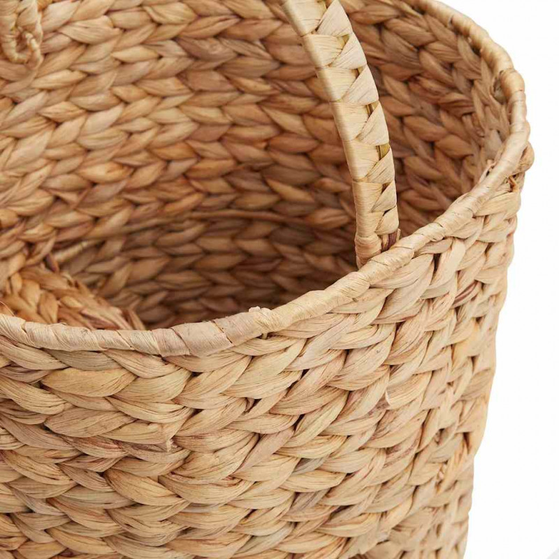 Kosz na schody Naturalny 28 x 26 x 47 cm Hiacynt wodny