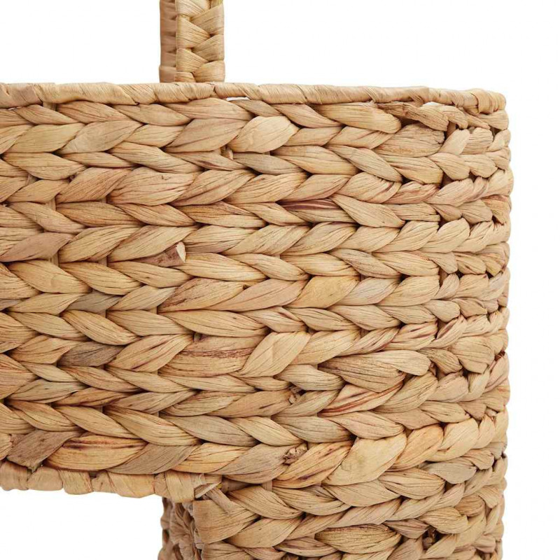 Kosz na schody Naturalny 28 x 26 x 47 cm Hiacynt wodny