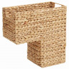 Kosz na schody Naturalny 38 x 20 x 40 cm Hiacynt wodny