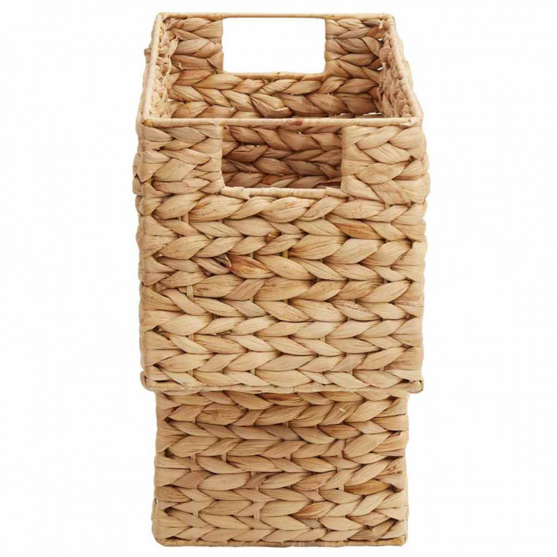 Kosz na schody Naturalny 38 x 20 x 40 cm Hiacynt wodny