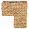Kosz na schody Naturalny 38 x 20 x 40 cm Hiacynt wodny