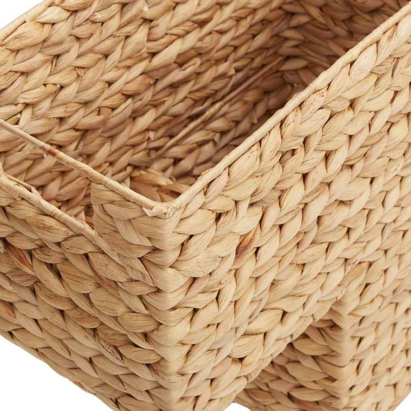 Kosz na schody Naturalny 38 x 20 x 40 cm Hiacynt wodny