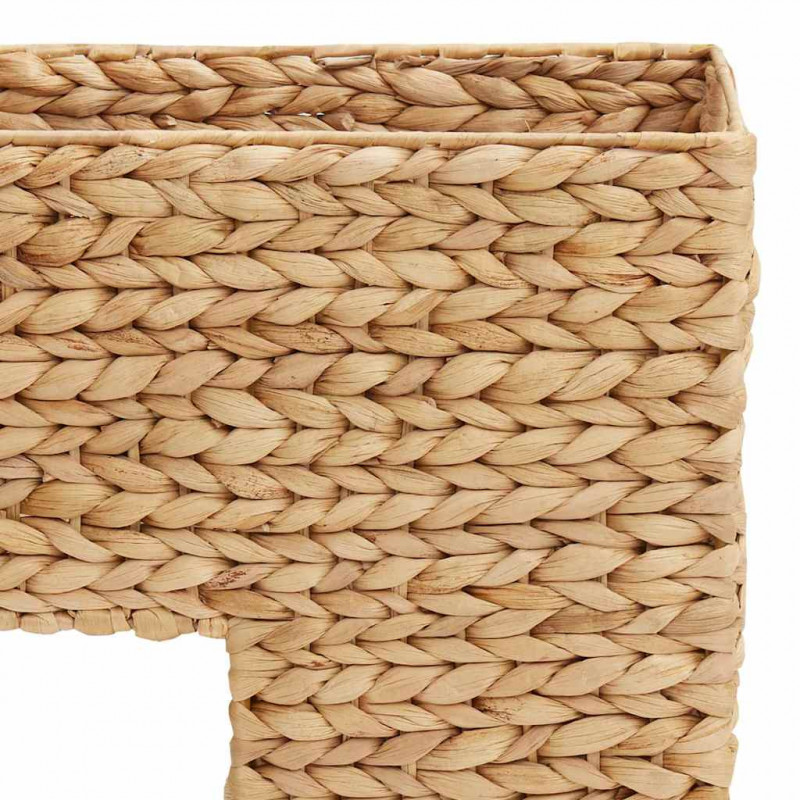 Kosz na schody Naturalny 38 x 20 x 40 cm Hiacynt wodny