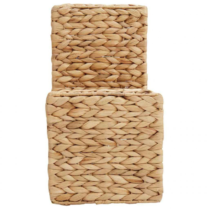 Kosz na schody Naturalny 38 x 20 x 40 cm Hiacynt wodny