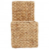 Kosz na schody Naturalny 38 x 20 x 40 cm Hiacynt wodny