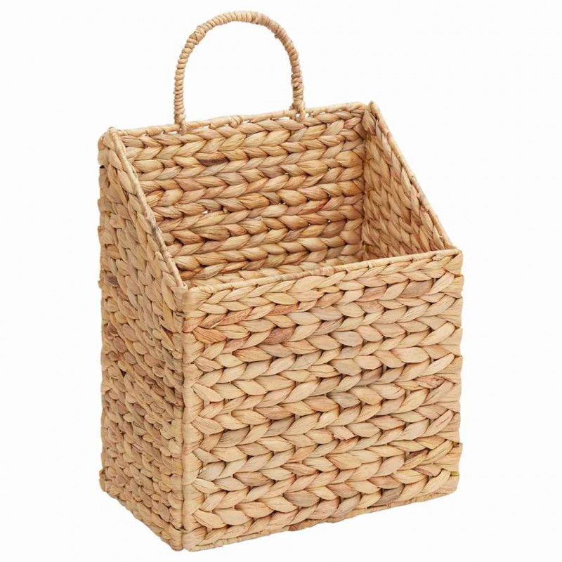 Kosz wiszący Naturalny 30 x 17,5 x 49,5 cm Hiacynt wodny