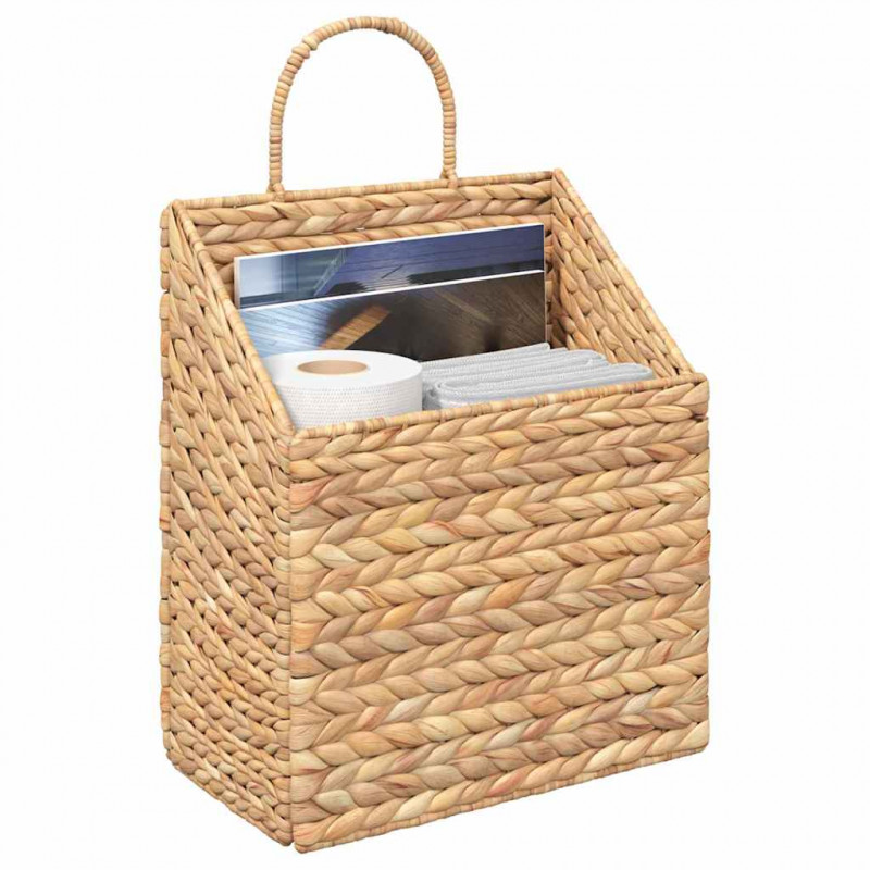 Kosz wiszący Naturalny 30 x 17,5 x 49,5 cm Hiacynt wodny
