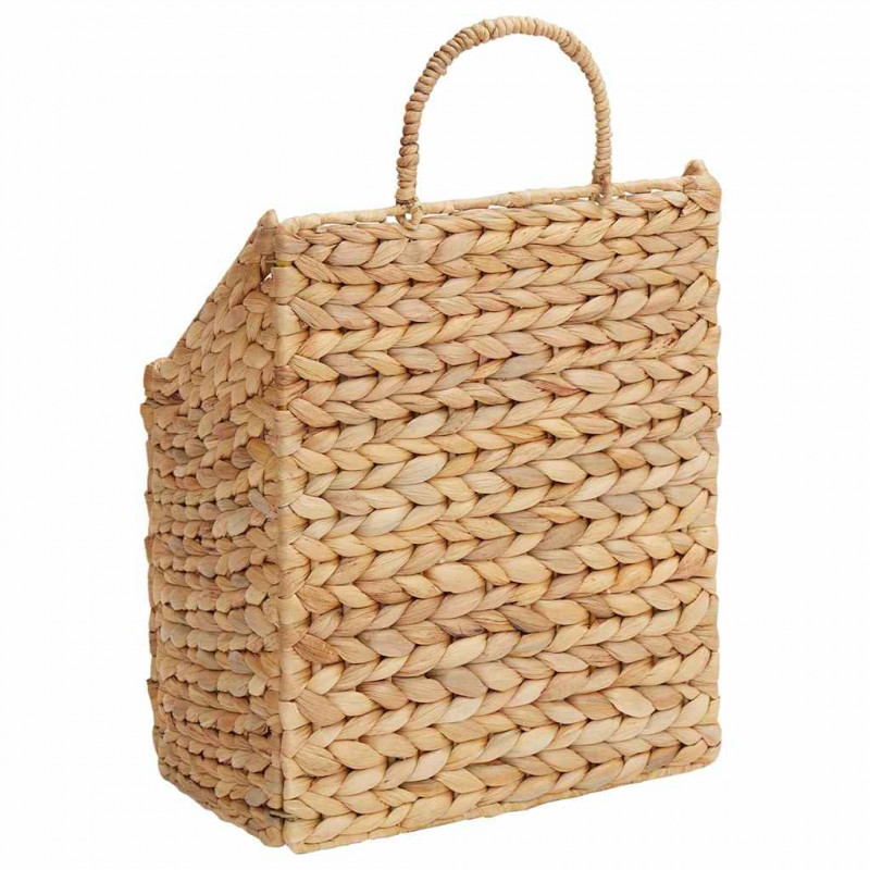 Kosz wiszący Naturalny 30 x 17,5 x 49,5 cm Hiacynt wodny