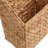 Kosz wiszący Naturalny 30 x 17,5 x 49,5 cm Hiacynt wodny