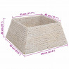 Kołnierz do Choinki Biały 60 x 60 x 28 cm Hiacynt wodny