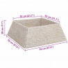 Kołnierz do Choinki Biały 70 x 70 x 28 cm Hiacynt wodny