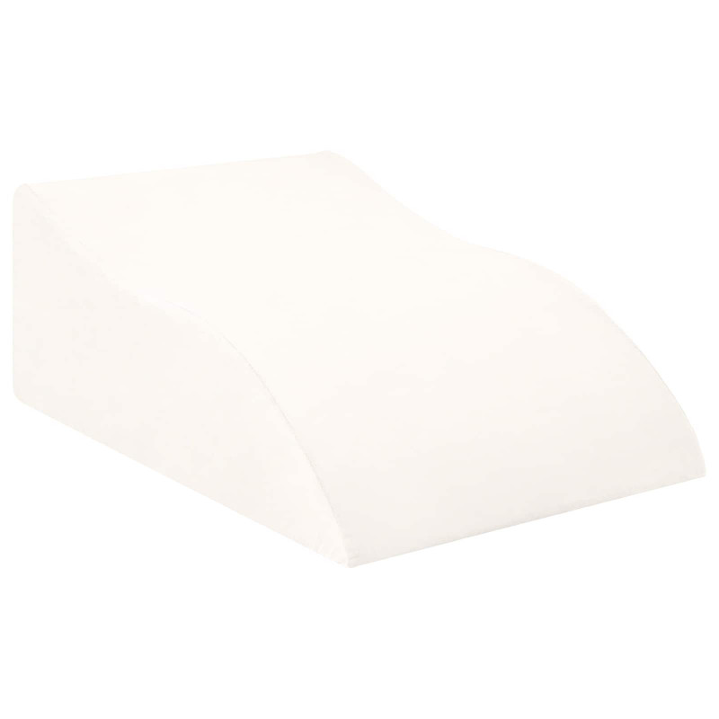Poduszka na nogi Biały 68 x 41 x 24 cm Pianka PU