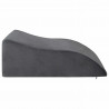Poduszka na nogi Szary 68 x 41 x 24 cm Pianka PU