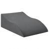 Poduszka na nogi Szary 68 x 41 x 21 cm Pianka PU