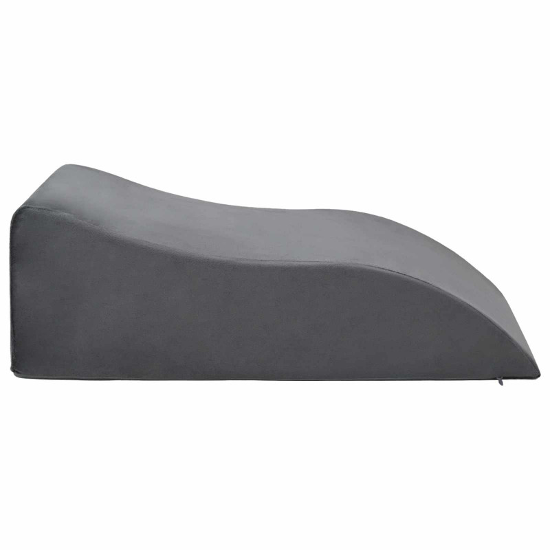 Poduszka na nogi Szary 68 x 41 x 21 cm Pianka PU