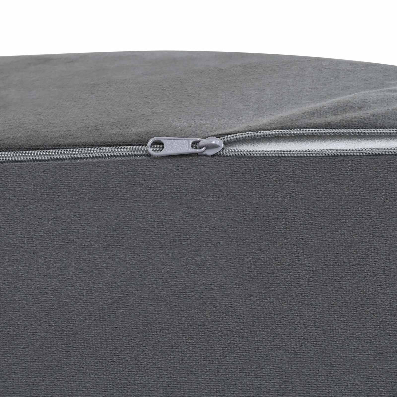 Poduszka na nogi Szary 68 x 41 x 21 cm Pianka PU