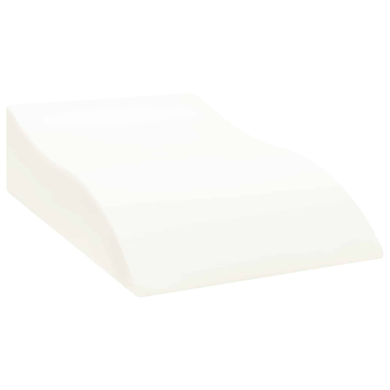 Poduszka na nogi Biały 68 x 40 x 18 cm Pianka PU