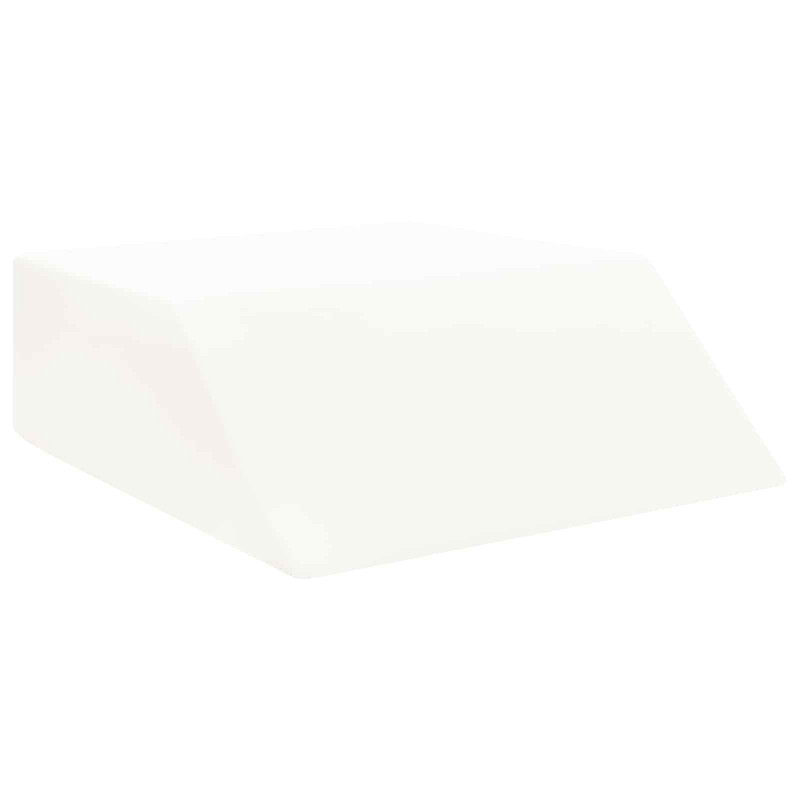 Poduszka na nogi Gładki Biały 63 x 52 x 19,5 cm Pianka PU
