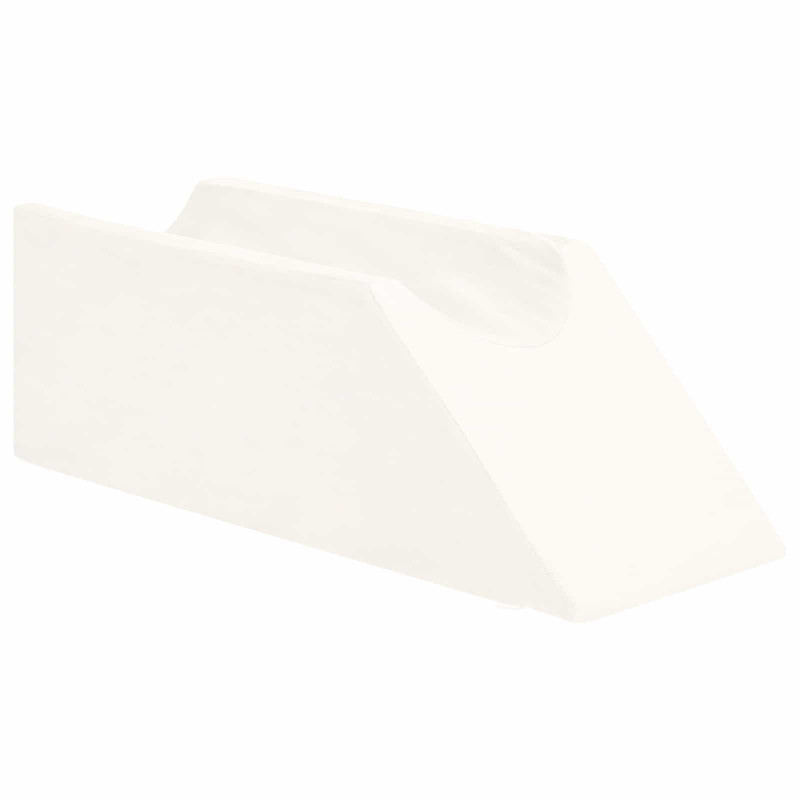 Poduszka na nogi Gładki Biały 68 x 25 x 21,5 cm Pianka PU