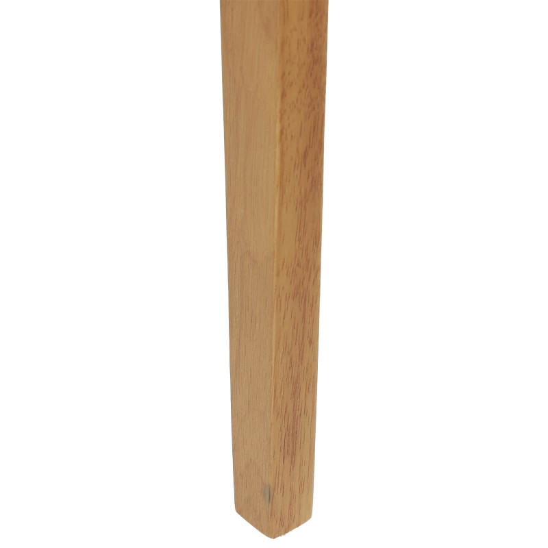 Krzesło jadalniane 2 pcs Naturalny Drewno Gumowe