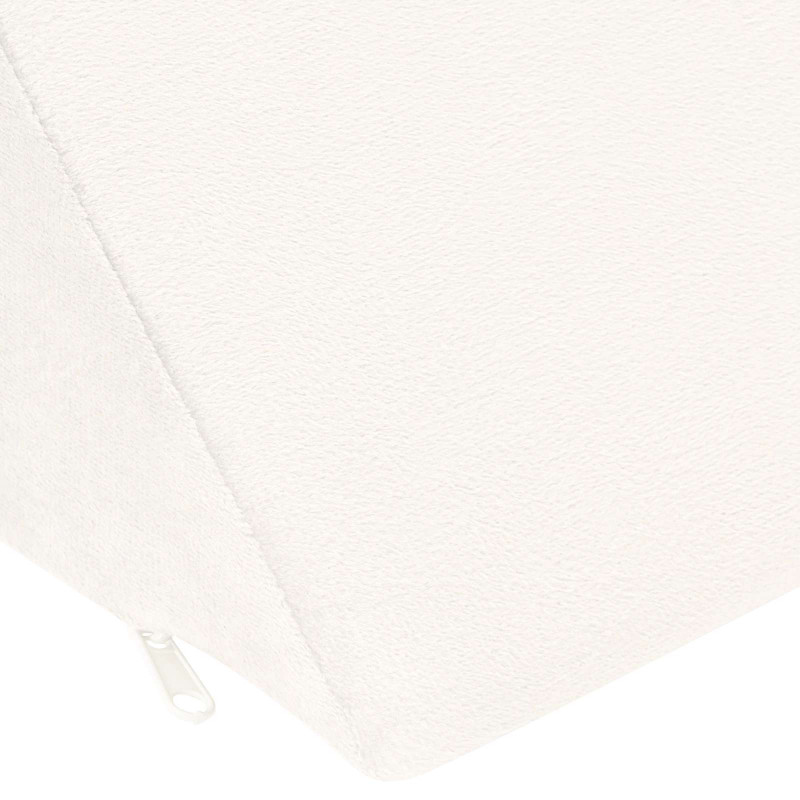 Poduszka na nogi Gładki Biały 68 x 25 x 21,5 cm Pianka PU