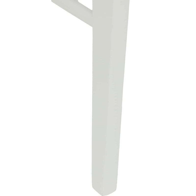Krzesło jadalniane 2 pcs Biały Drewno Gumowe