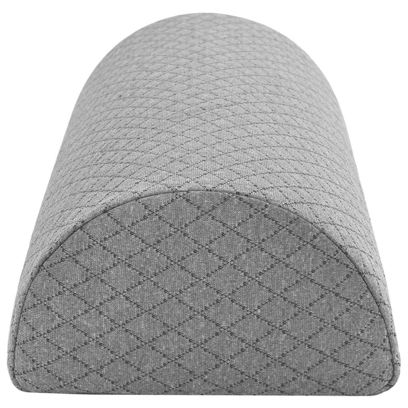 Poduszka na nogi Szary 52 x 20 x 11 cm Pianka z pamięcią